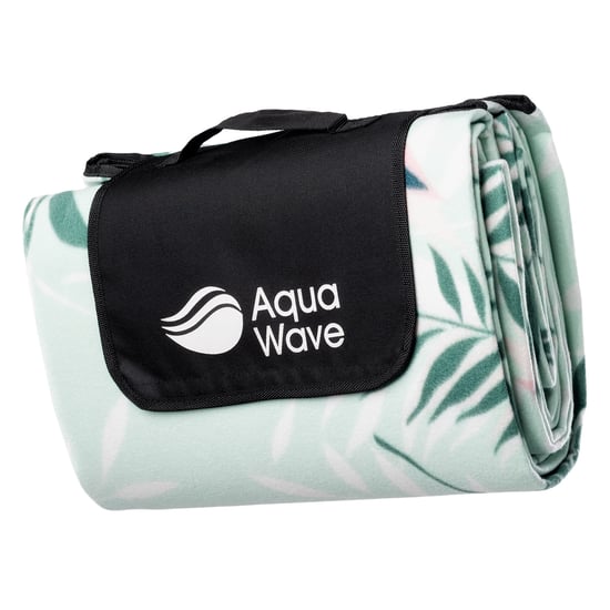 Aquawave Salva Picknickdeken met Bladprint (Stoffig Aqua) - Image 1