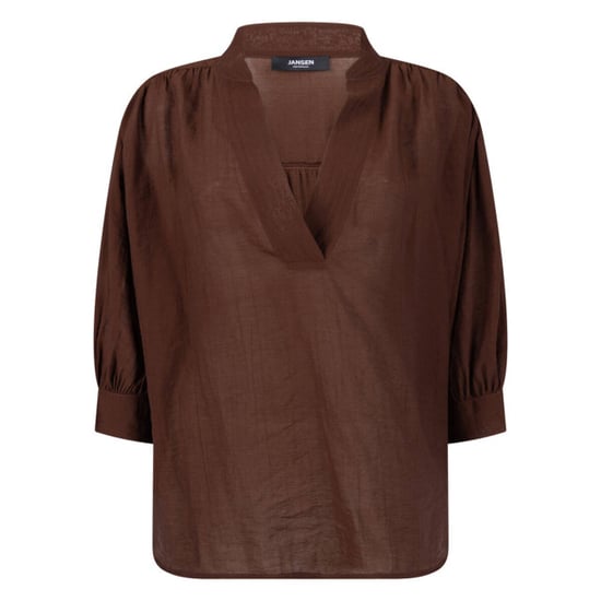 Jansen Amsterdam Blouse lange mouw pem ss26.4 - Image 1