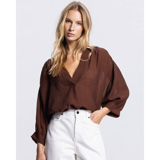 Jansen Amsterdam Blouse lange mouw pem ss26.4 - Image 2