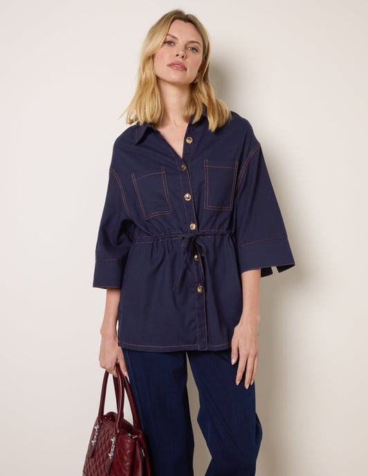 Denim Shirt Jacket - Image 2