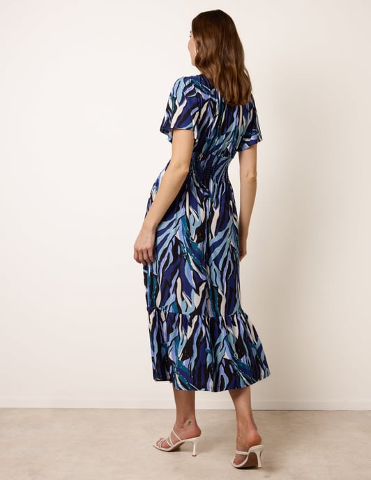 Ring Detail Printed Dress - Image 4