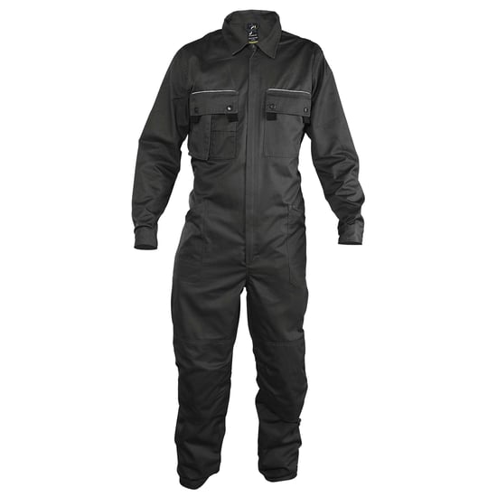 SOLS Unisex Adult Solstice Pro Work Overalls (Dark Grey) - Image 1
