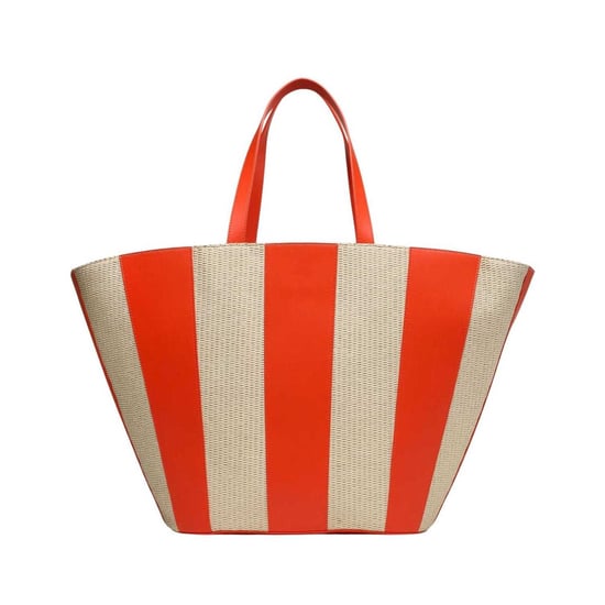 Tommy Hilfiger Tweekleurige handtas (Beige/Oranje) - Image 2