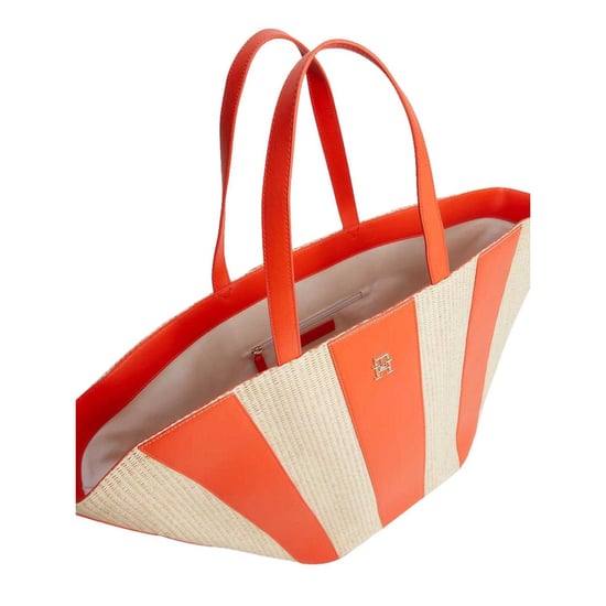 Tommy Hilfiger Tweekleurige handtas (Beige/Oranje) - Image 4