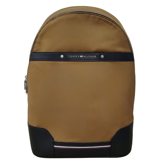 Tommy Hilfiger Rugzak met contraststrepen voor heren (Woestijn Khaki) - Image 1