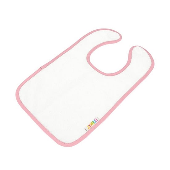 ARTG Baby Babiezz All-Over Sublimation Bib (White/Light Pink) - Image 2