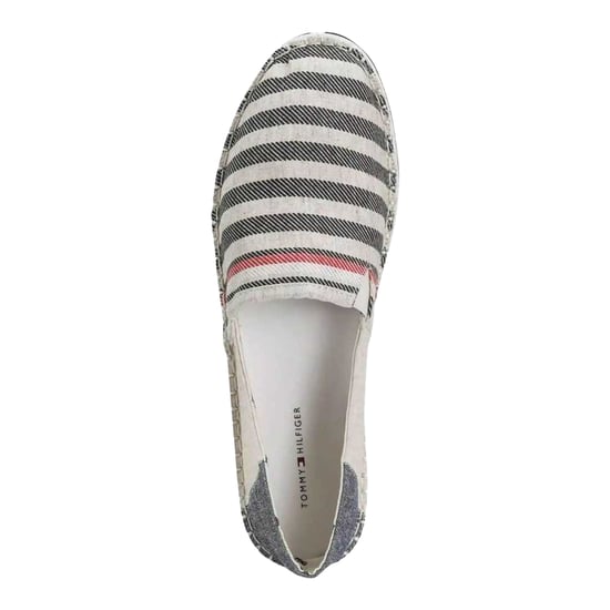 Tommy Hilfiger Heren Gestreepte Espadrilles (Beige/Blauw marine) - Image 4