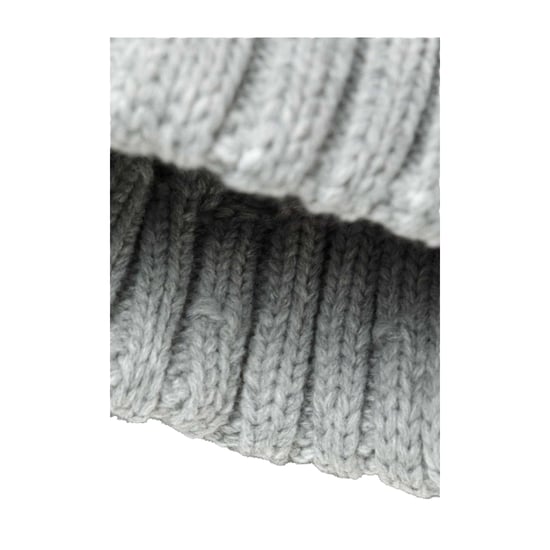 Minoti Meisjes Pom Pom gebreide kabel muts (Grijs) - Image 3
