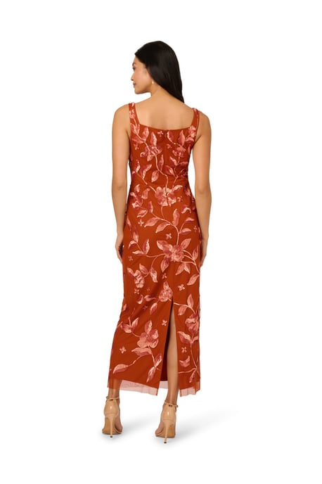 Bead Square Neck Dress - Image 2