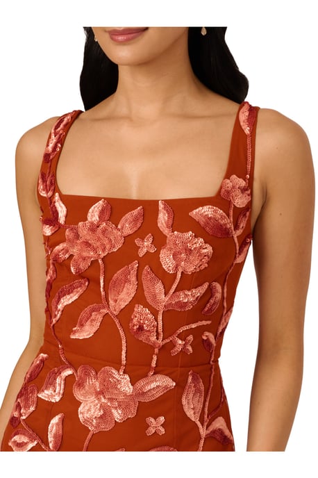 Bead Square Neck Dress - Image 4
