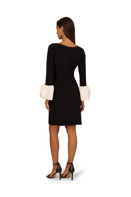 Short Dress With Cuff Detail - Image 2