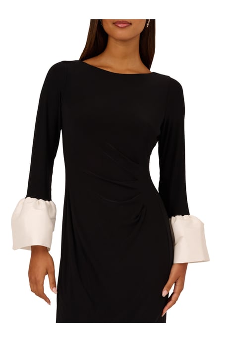 Short Dress With Cuff Detail - Image 4
