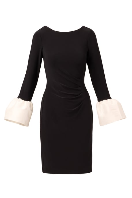 Short Dress With Cuff Detail - Image 5