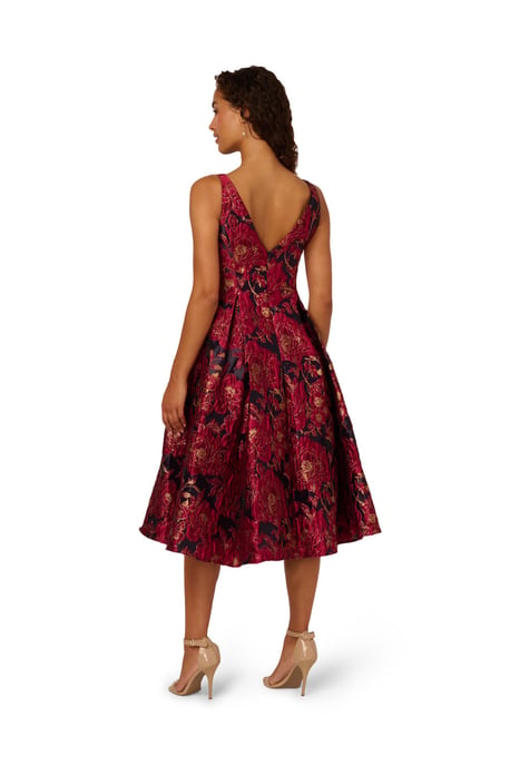 Boat Neck Midi Dress - Image 2