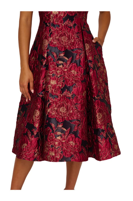 Boat Neck Midi Dress - Image 4