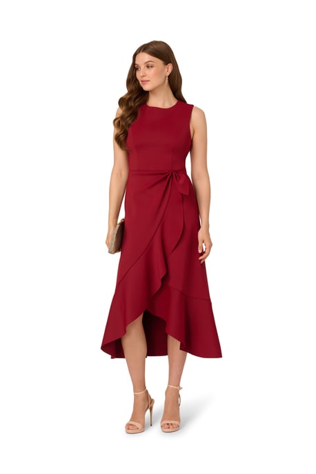 Sleeveless Scuba Midi Dress - Image 1