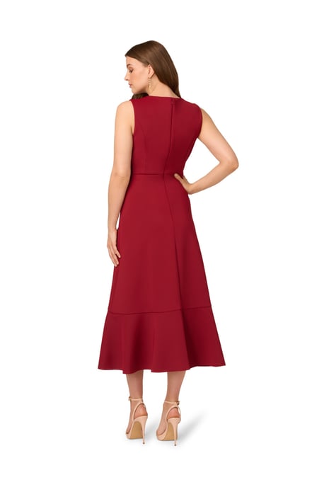 Sleeveless Scuba Midi Dress - Image 2