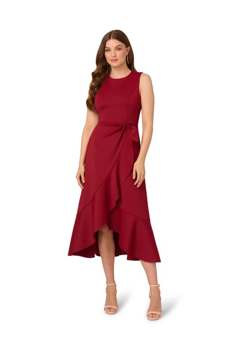 Sleeveless Scuba Midi Dress - Image 3