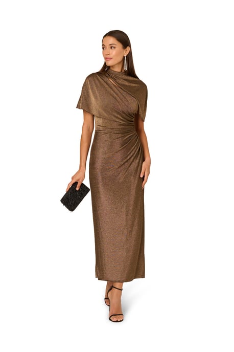 Metallic Knit Long Dress - Image 1