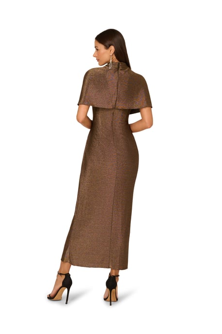 Metallic Knit Long Dress - Image 2