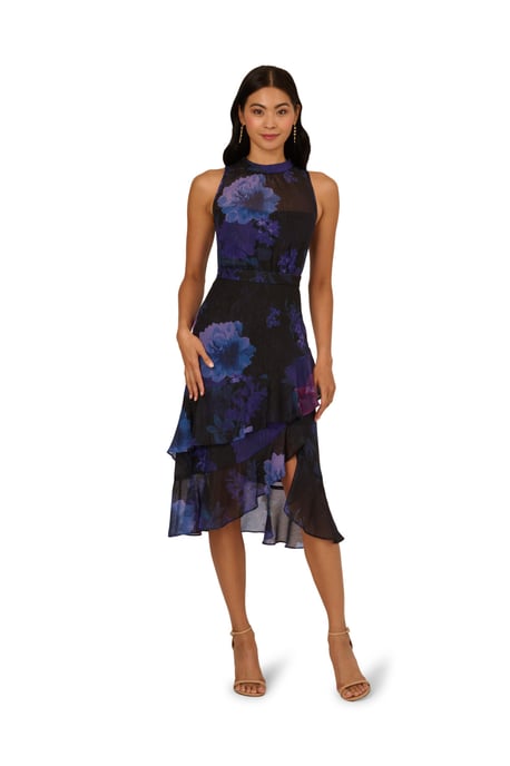 Halter Glitter Midi Dress - Image 3