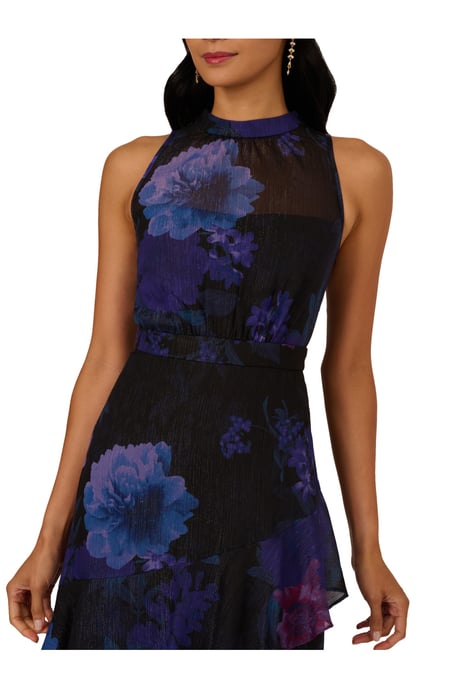 Halter Glitter Midi Dress - Image 4