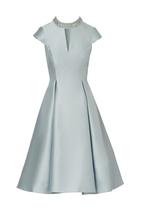 Key Hole Mikado Midi Dress - Image 5