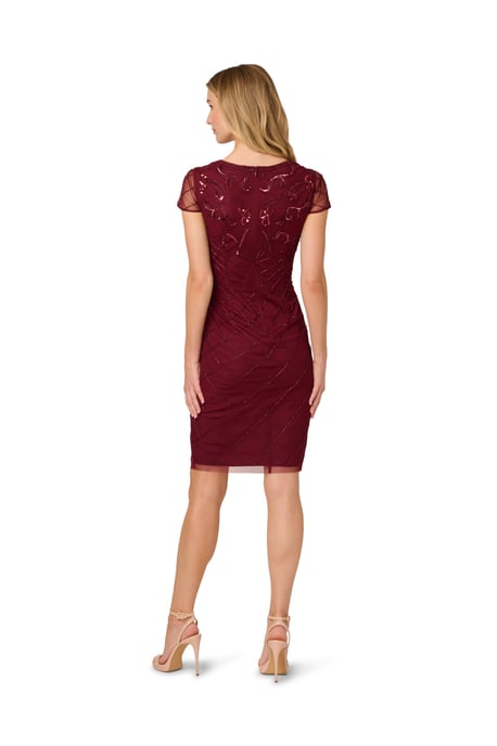 Studio Bead Mesh Sheath Dress - Image 2