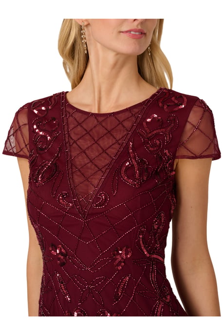 Studio Bead Mesh Sheath Dress - Image 4