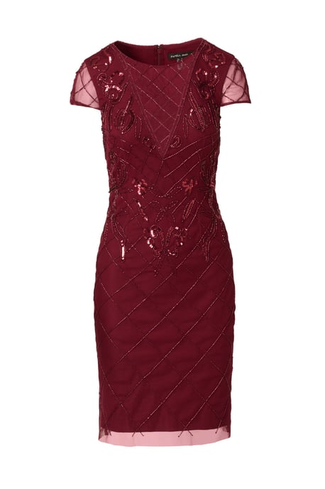 Studio Bead Mesh Sheath Dress - Image 5