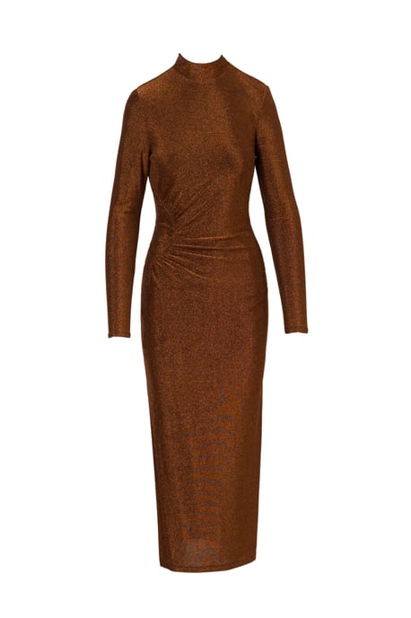 Metallic Knit Midi Dress - Image 5