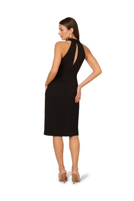 Knit Crepe Midi Dress - Image 2