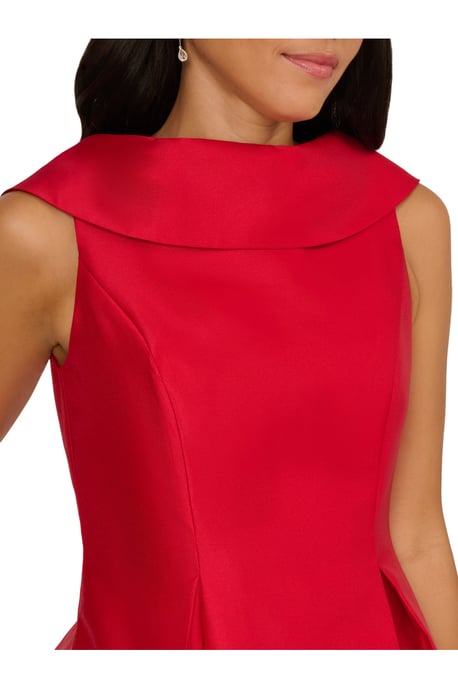 Roll Neck Mikado Dress - Image 4