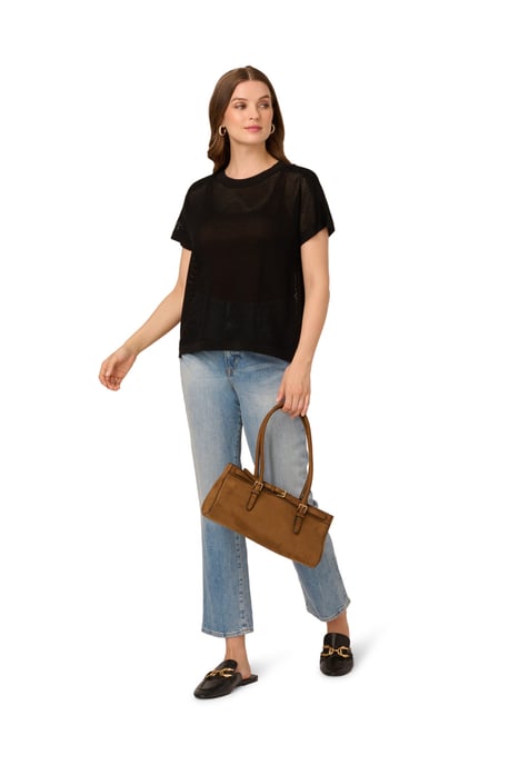 Dolman Mesh Sweater - Image 1