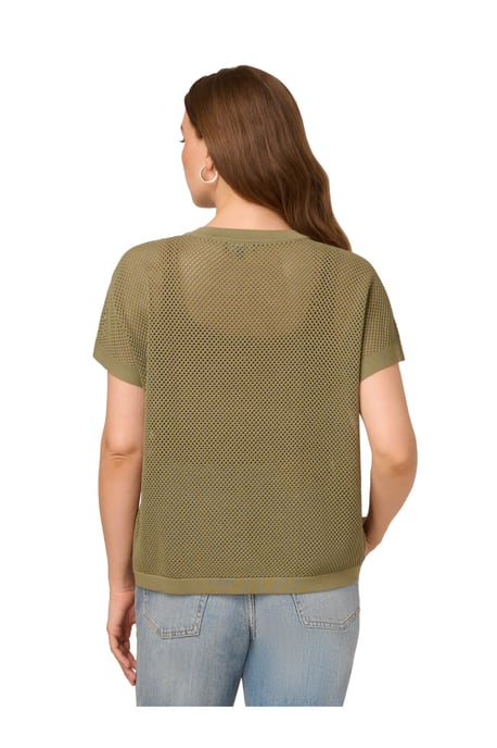 Dolman Mesh Sweater - Image 2