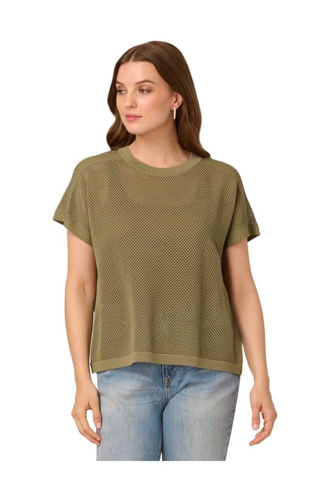 Dolman Mesh Sweater - Image 3
