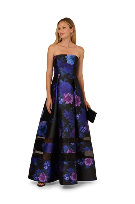 Strapless Organza Gown - Image 1