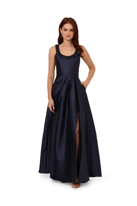 Beaded Mikado Gown - Image 3