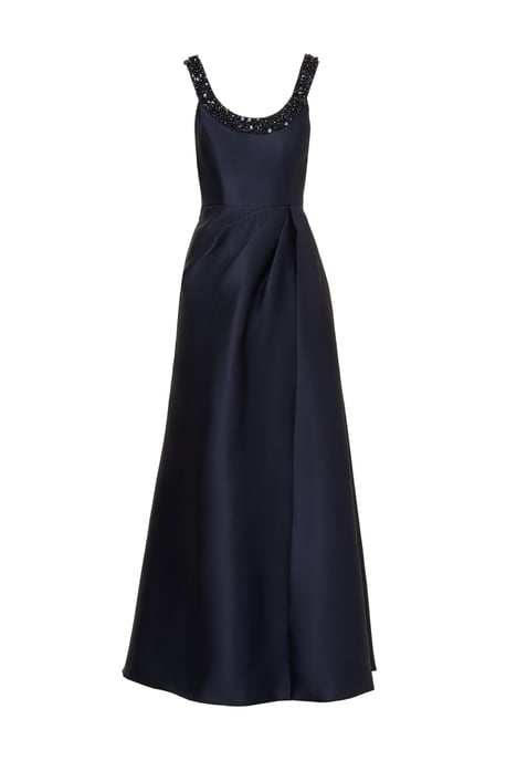 Beaded Mikado Gown - Image 5