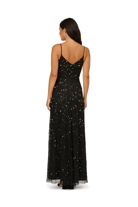 Bead Mesh Flower Dress - Image 2