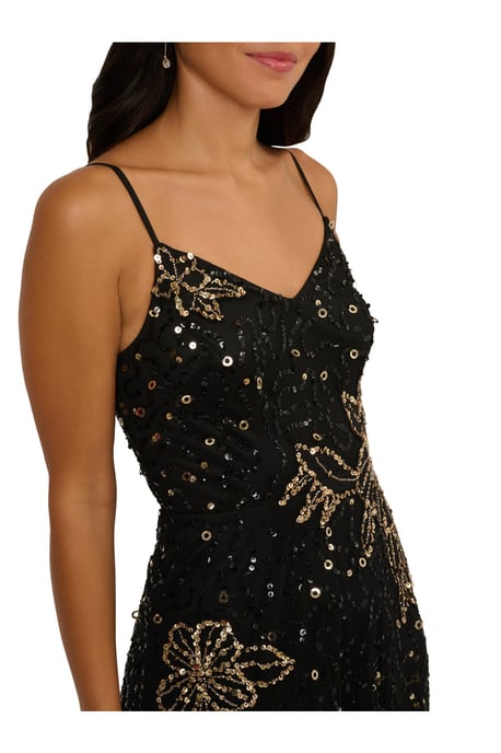 Bead Mesh Flower Dress - Image 4