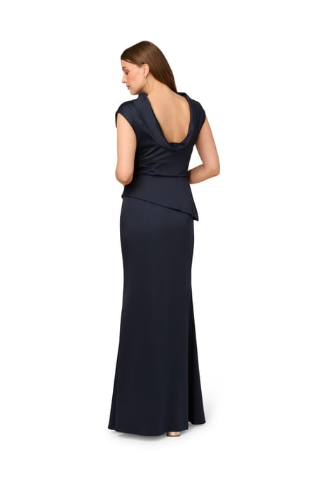 Satin Crepe Midi Dress - Image 2