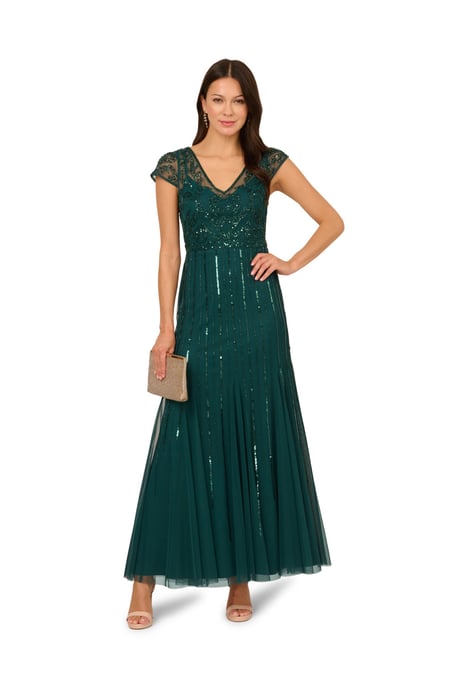 Studio Beaded Long Dress - Image 1