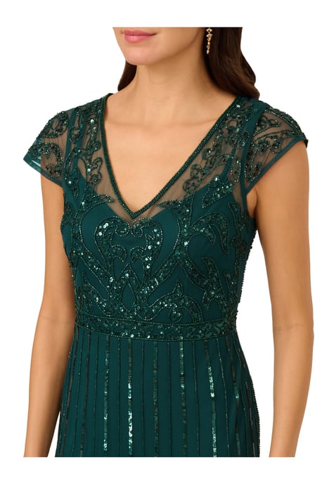 Studio Beaded Long Dress - Image 4
