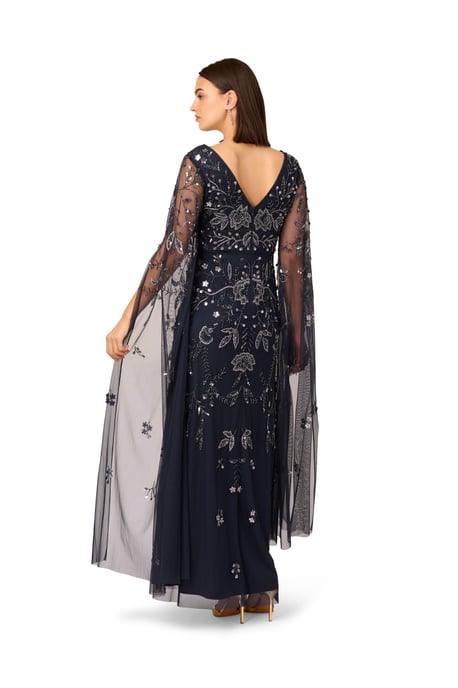 Beaded Long Sleeve Dress - Image 2