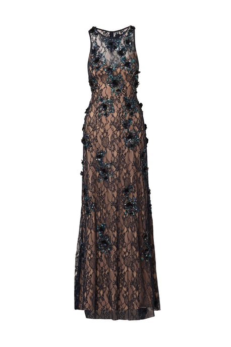 Bead Lace Long Dress - Image 5