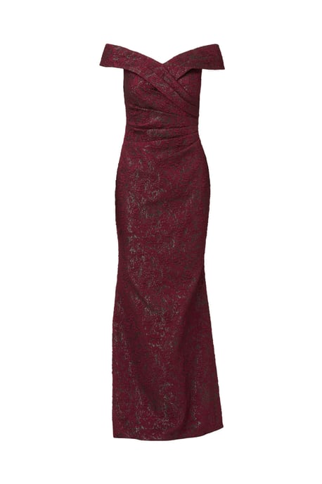 Off Shoulder Jacquard Dress - Image 5