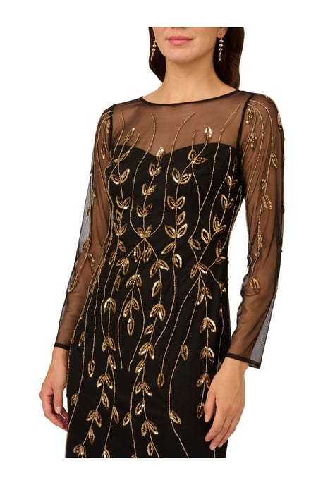 Studio Long Sleeve Beaded Dress - Image 4