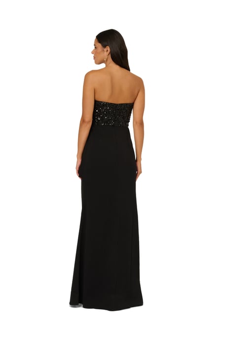 Strapless Bead Mesh Dress - Image 2