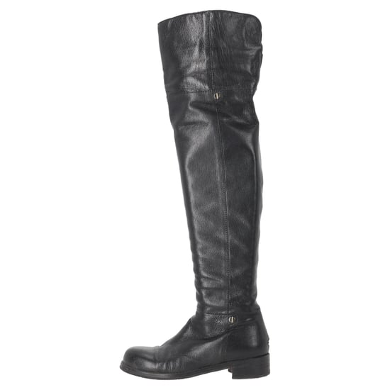 Jimmy Choo Deron Knee-High Boots in Black Leather - Image 2